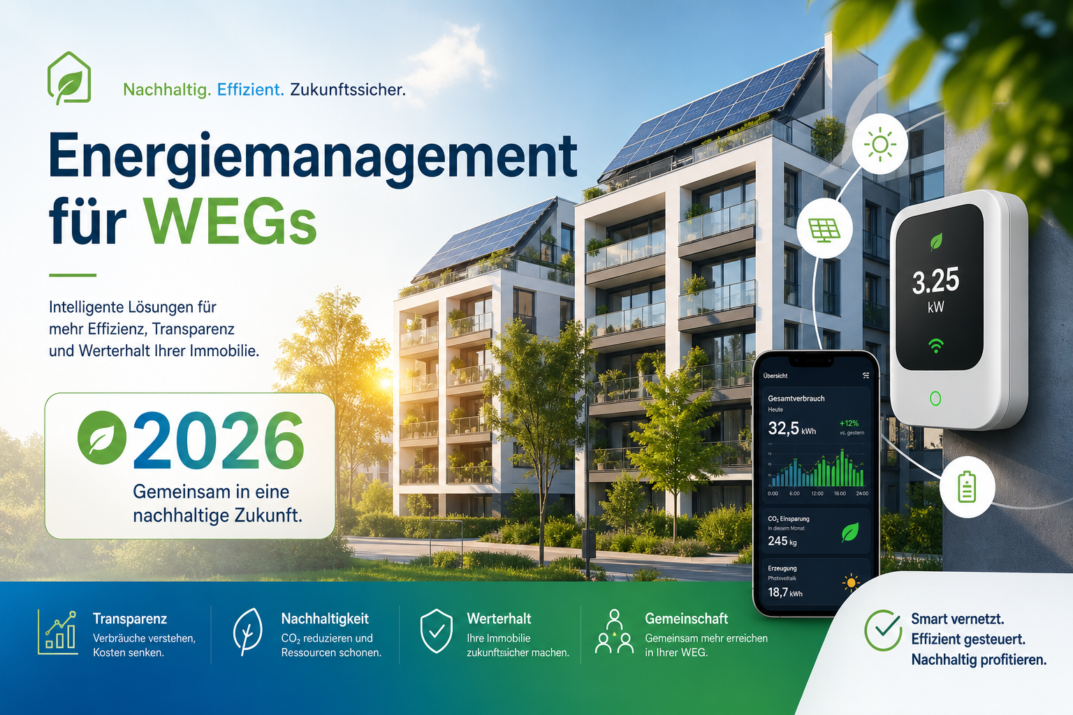 Energiemanagement für WEGs 2026 - solarinnovativ